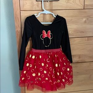 Disney one piece with sparkly tulle skirt. EUC